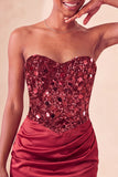 Sweetheart Champagne Lutins Bodycon Bodycon Mini Vestido de Bienvenida a Casa