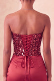 Sweetheart Champagne Lutins Bodycon Bodycon Mini Vestido de Bienvenida a Casa