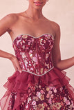 Corsé A-Line Línea Salvia Vestido corto de bienvenida con lentejuelas