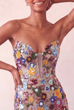 Vestido de bienvenida a casa con lentejuelas bodycon corazón rosa y encaje en la espalda