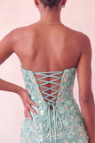 Vestido de bienvenida a casa con lentejuelas bodycon corazón rosa y encaje en la espalda