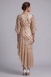 Vestido de Madre de la Novia Vestido de Sandía Sirena Asimétrica