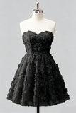 Vestido de bienvenida floral con cuentas y cordones de Dusty Rose Rose, Sweetheart A-Line