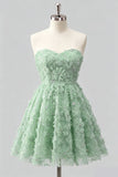 Vestido de bienvenida floral con cuentas y cordones de Dusty Rose Rose, Sweetheart A-Line