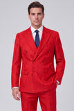 Traje de baile de dos piezas con solapa de pico de dos piezas con cruz doble cruzado