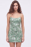 Vestido de bienvenida a casa con tirantes finos azul bodycon, tirantes finos con cuentas y encaje en la espalda