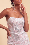 Vestido corto de bienvenida corto corto de bienvenida sin tirantes sin tirantes bodycon