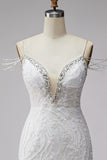 Vestido corto de homecoming corto con cuentas y cuentas blanco al revés y pedrería