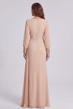 Vestido formal asimétrico floral de lentejuelas champán con serpentina lateral