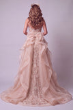 Sirenas champán con tirantes finos, lentejuelas, vestido largo de concurso con cola de volantes