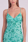 Vestido corto de bienvenida corto con lentejuelas con cuentas florales rosas y encaje en la espalda