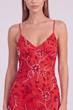 Vestido corto de bienvenida corto con lentejuelas con cuentas florales rosas y encaje en la espalda