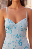 Vestido corto de bienvenida a casa con corredores finos de bodycon alfiletes y cuentas de albaricoque