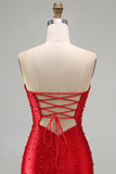 Vestido corto corto de bienvenida a casa, cortes cortos de perla con recorte rojo brillante y recorte