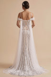 Vestido largo de novia con cuentas con lentejuelas de sirena blanca y lentejuelas