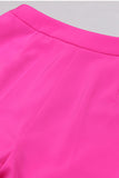 Solapa de pico rosa intenso 3 piezas Trajes de fiesta para mujer