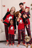 Oso Rojo Querido Feliz Navidad Conjunto de pijama familiar