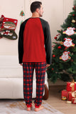 Oso Rojo Querido Feliz Navidad Conjunto de pijama familiar