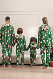 Pijama verde de Navidad para la familia Navidad a juego para mujeres hombres con capucha de una pieza pijamas de vacaciones