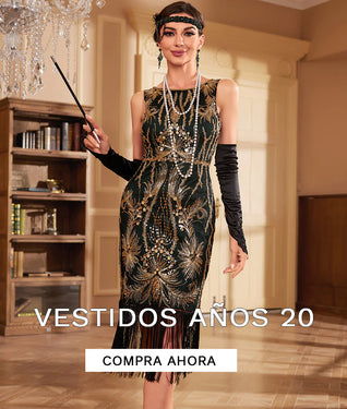 Zapaka Vestidos Años 50 Vestido oscilante de dos piezas en línea