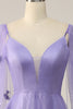 Cargar imagen en el visor de la galería, Vestido Púrpura Con Flores 3D
