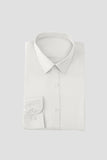 Camisa blanca de manga larga para hombres