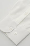 Camisa blanca de manga larga para hombres