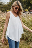 Cargar imagen en el visor de la galería, Chiffon Scoop camiseta blanca
