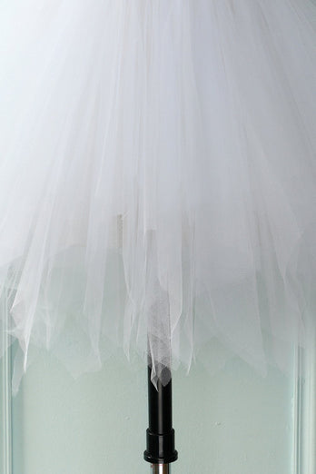 Falda blanca de baile de Halloween