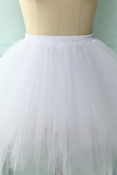 Falda blanca de baile de Halloween