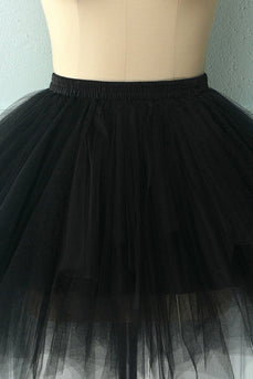 Falda negra de baile de Halloween