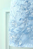Cargar imagen en el visor de la galería, Vestido ajustado con tirantes finos azul cielo