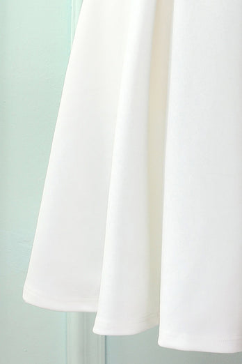 Vestido de encaje blanco