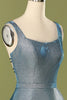 Cargar imagen en el visor de la galería, Vestido de fiesta largo con espalda abierta azul