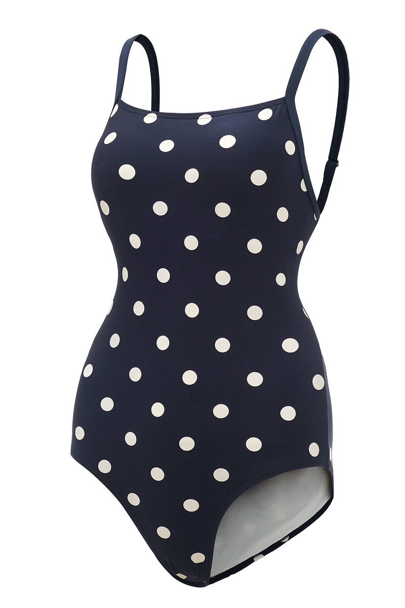 Cargar imagen en el visor de la galería, Traje de baño Lunares de Verano Negro