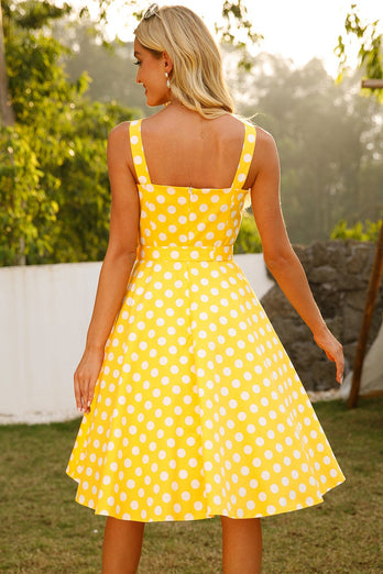 Lunares amarillos 1950s Sundress