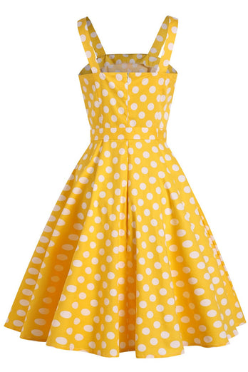 Lunares amarillos 1950s Sundress