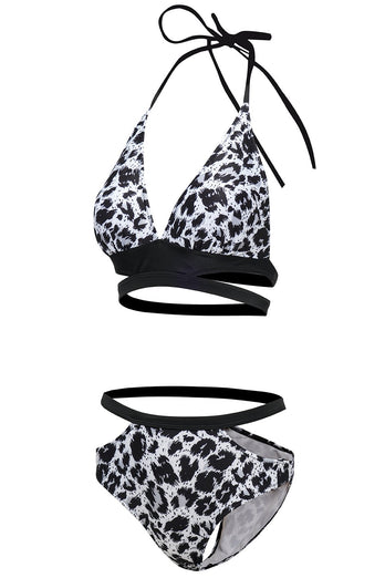 Leopardo Blanco Push Up Bikini