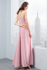 Cargar imagen en el visor de la galería, Simple Spaghetti Straps Blush Bridesmaid Dress