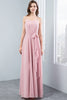 Cargar imagen en el visor de la galería, Blush Bridesmaid Dress con Bowknot