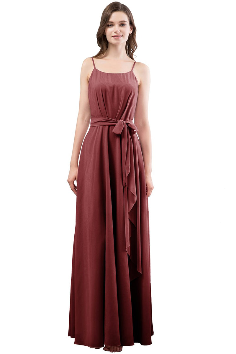 Cargar imagen en el visor de la galería, Blush Bridesmaid Dress con Bowknot
