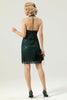 Cargar imagen en el visor de la galería, Halter Green Sequins 1920s Vestido