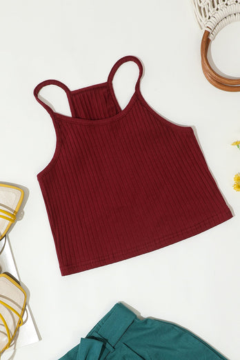 Brown Knitted Cami