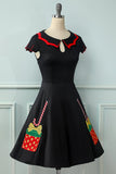 Vestido de Navidad Swing de la década de 1950