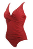 Cargar imagen en el visor de la galería, Dark Red One Piece Traje de baño