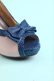 Tacones altos con Bowknot