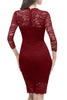 Cargar imagen en el visor de la galería, Bodycon Vestido de encaje con mangas