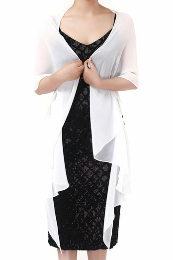 Envolturas de chales de bufanda suave de gasa para vestidos Accesorios para mujeres