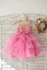 Cargar imagen en el visor de la galería, Vestido fuchsia Tulle Flower Girl