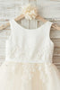 Cargar imagen en el visor de la galería, Chicas Bambi Ivory Broderie Anglaise Tulle Vestido